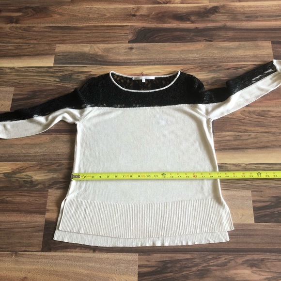 Rachel Roy lace accents sweater - Picture 7 of 9